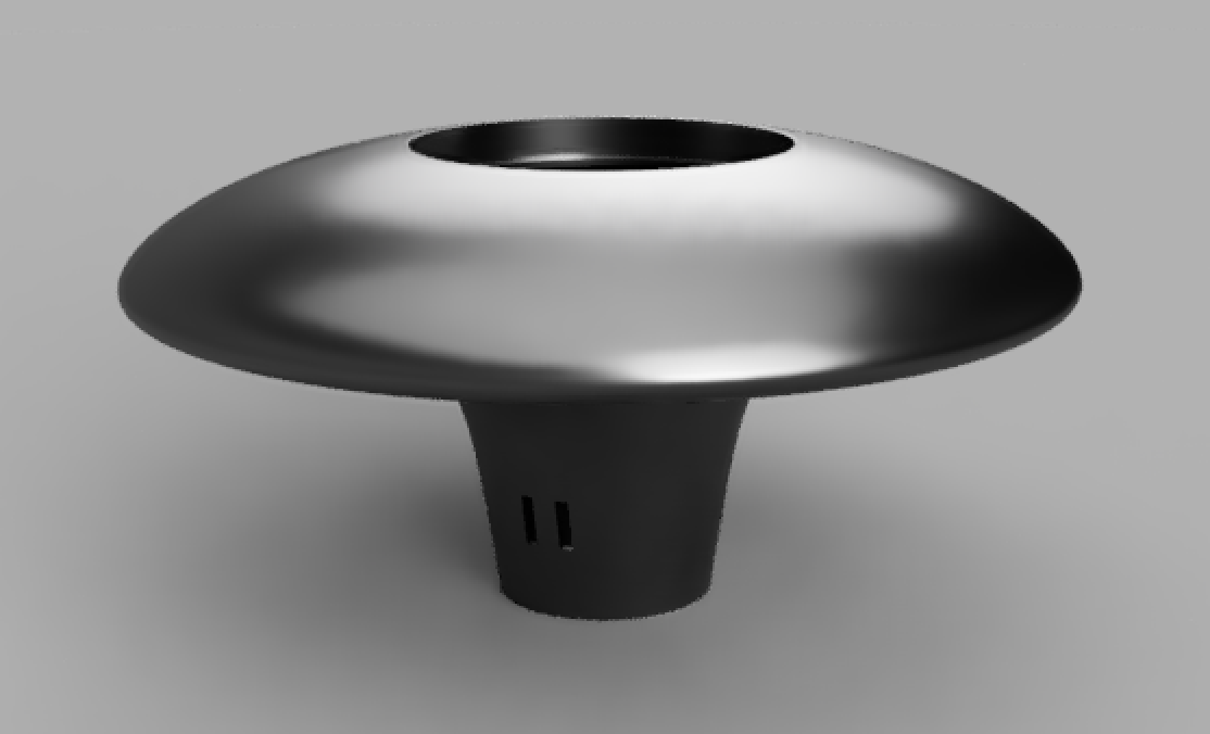 Rendering of an aesthetic chlorine floater
